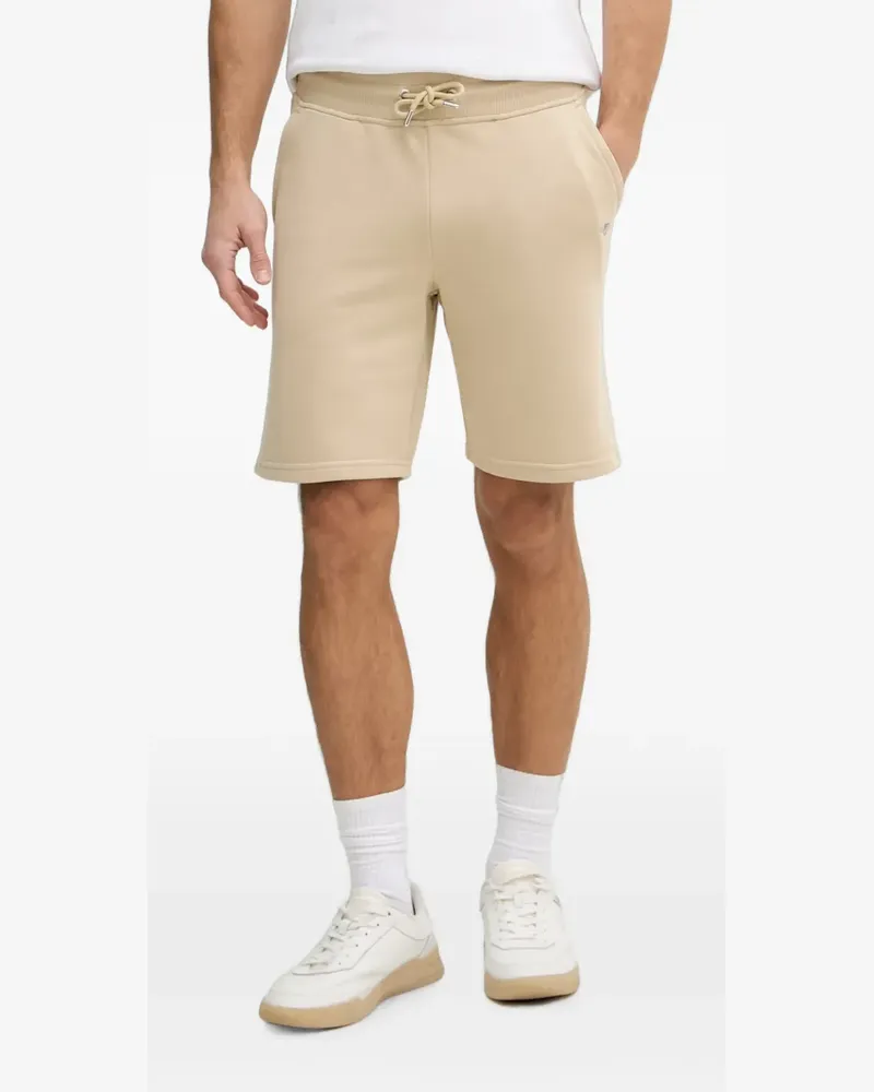 Gant logo-embroidered drawstring shorts - Nude Nude