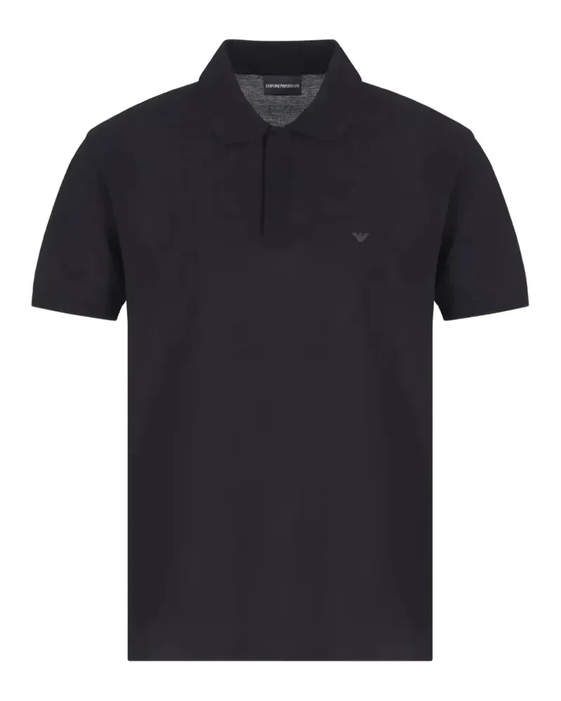 Emporio Armani Poloshirt mit Logo - Schwarz Schwarz