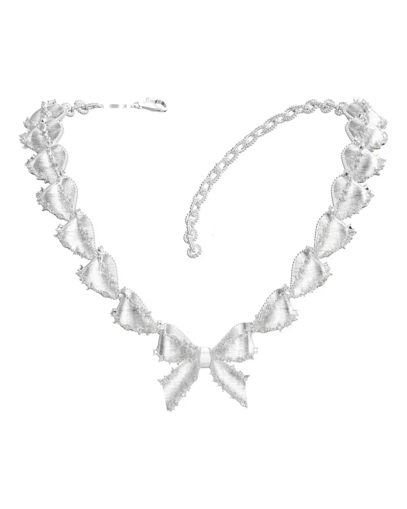 SHUSHU/TONG YVMIN Halskette mit Schleifendetail - Silber Silber