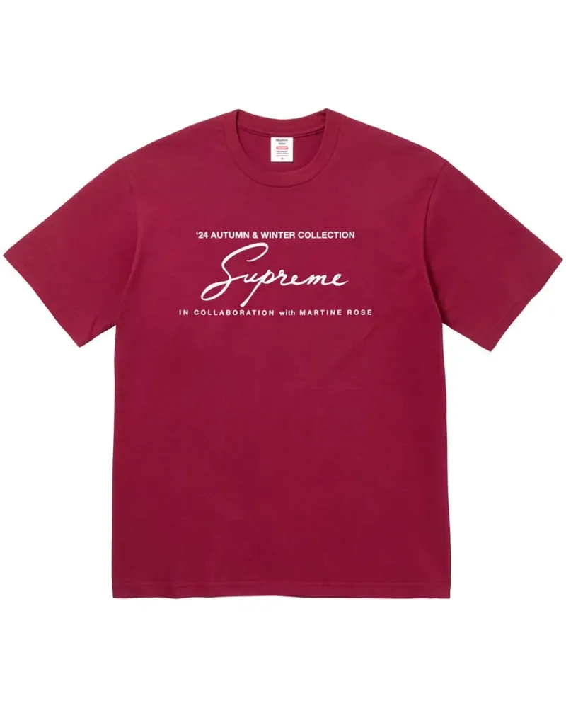 Supreme Being x Martine Rose T-Shirt - Rot Rot