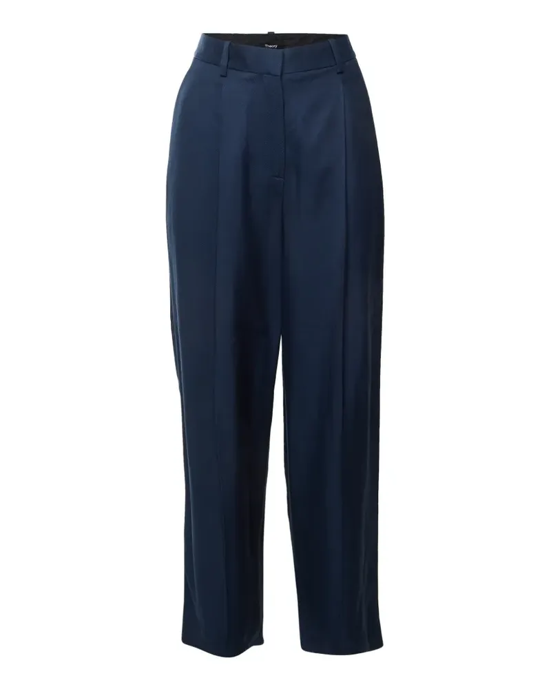 Theory Klassische Bundfaltenhose - Blau Blau