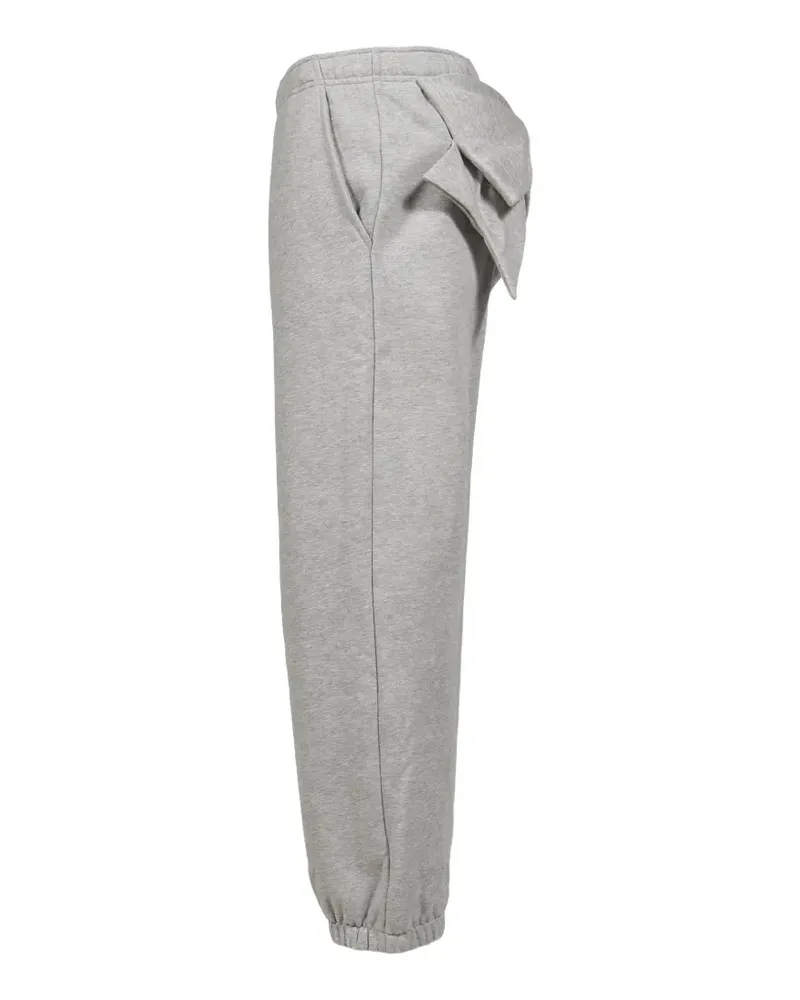Sandy Liang Dimple bow-detail track pants - Grau Grau