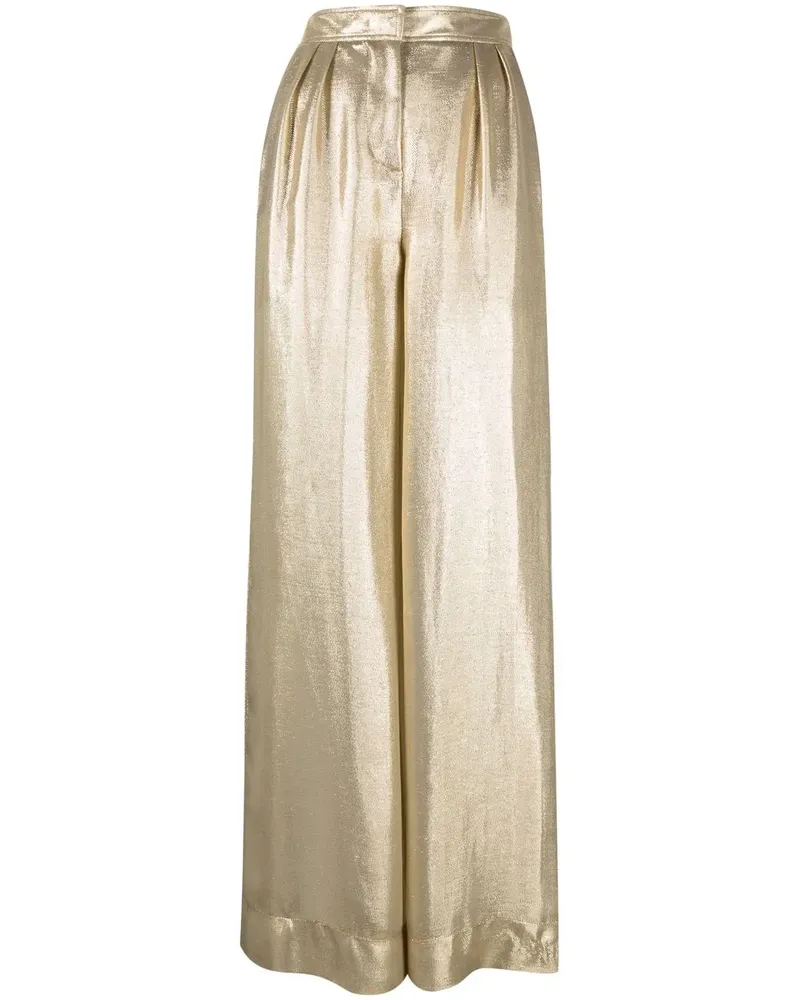 Alberta Ferretti Metallic-Hose - Nude Nude