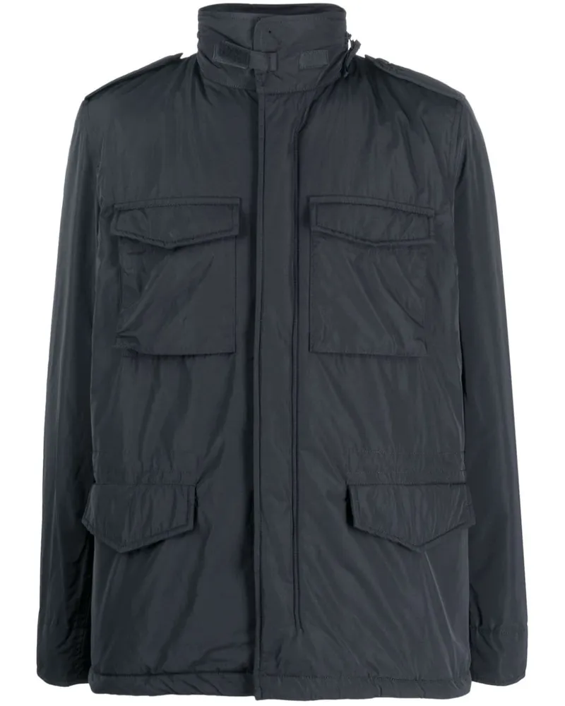 ASPESI Jacke im Military-Look - Blau Blau
