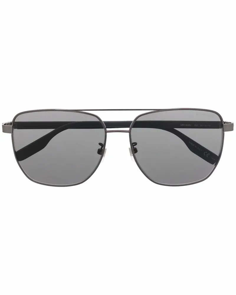 Montblanc Getönte Pilotenbrille - Silber Silber