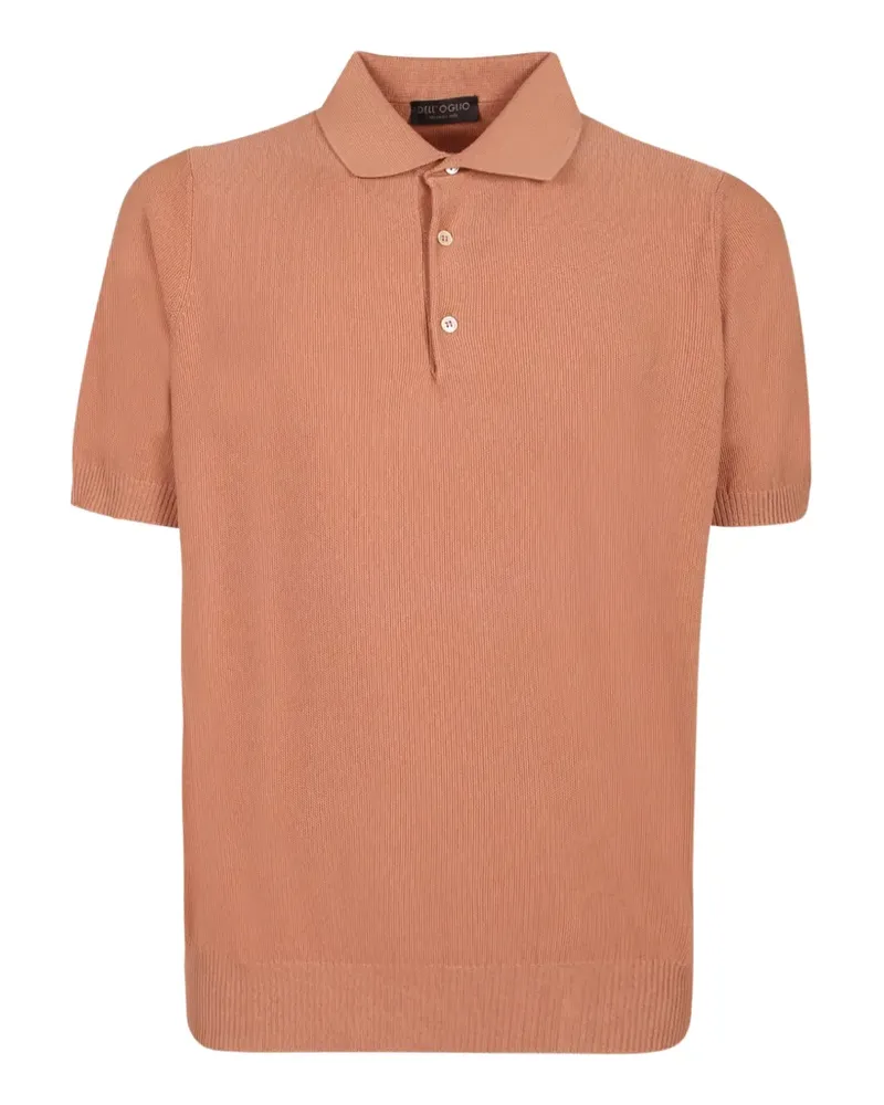 Dell'oglio Poloshirt mit kurzen Ärmeln - Orange Orange