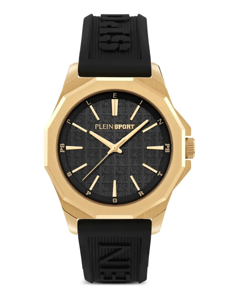 Philipp Plein black onyx silicone 42mm watch - Schwarz Schwarz