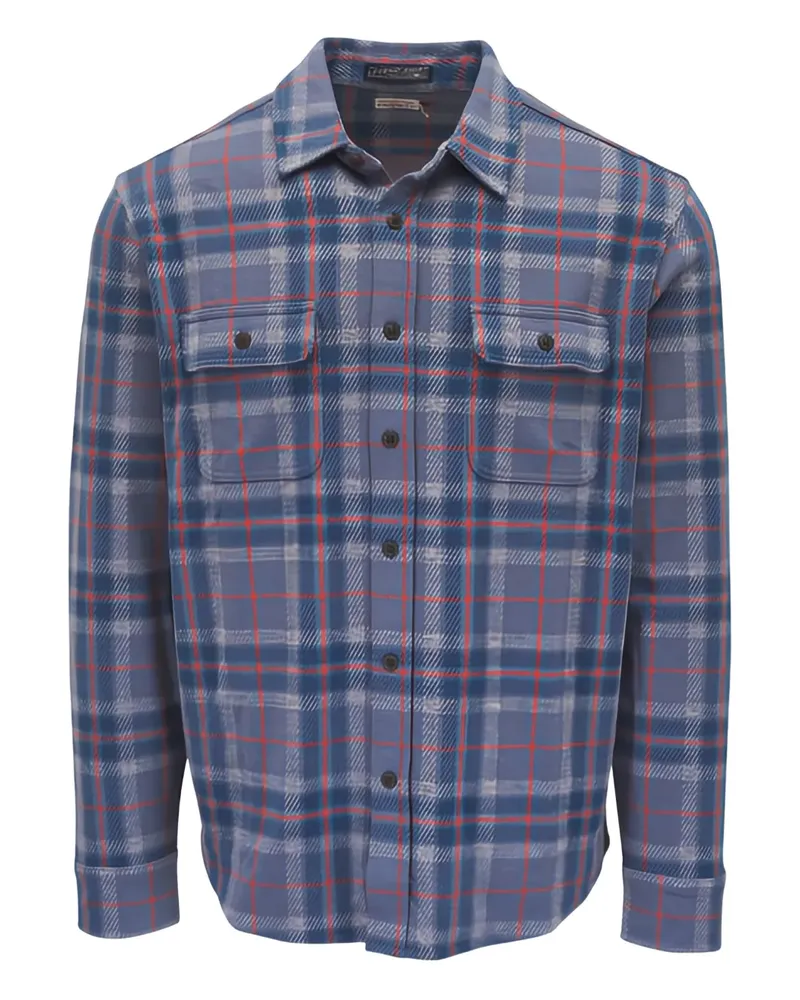 Faherty Legend™ check pocket shirt - Blau Blau
