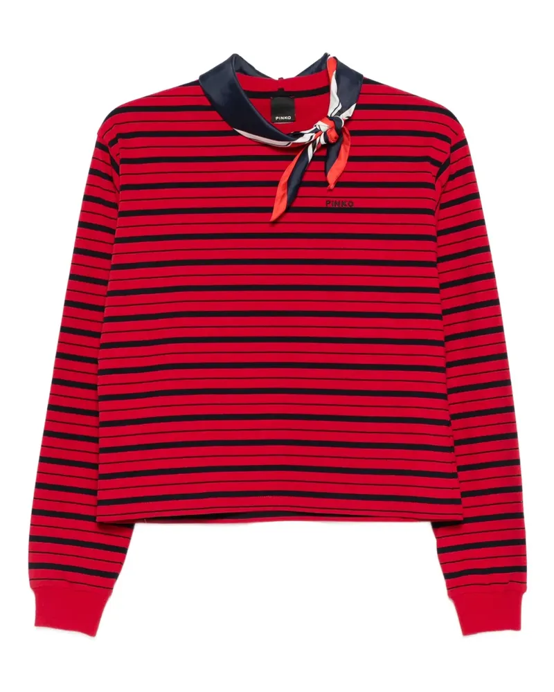 Pinko Gestreiftes Oberteil - Rot Rot