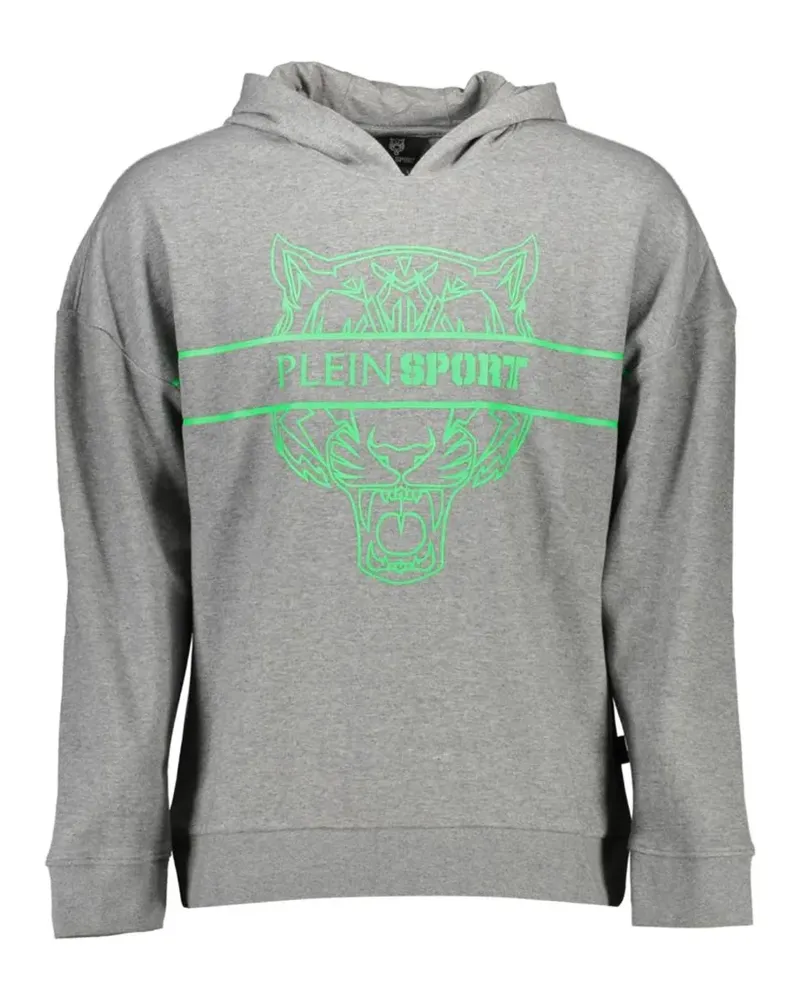 Philipp Plein tiger-head print hoodie - Grau Grau