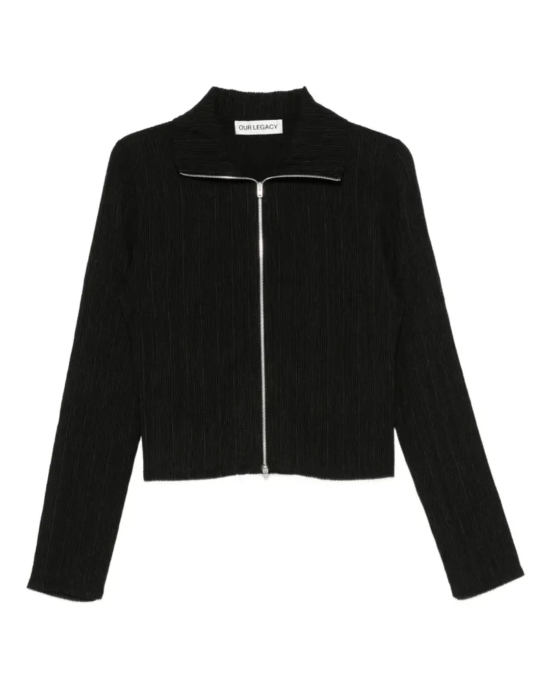 Our Legacy Schmale Jacke - Schwarz Schwarz