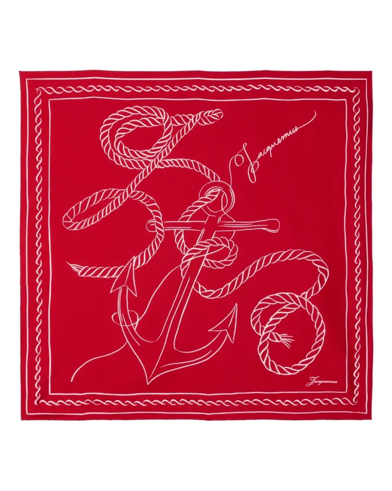 Jacquemus Ancre scarf - Rot Rot