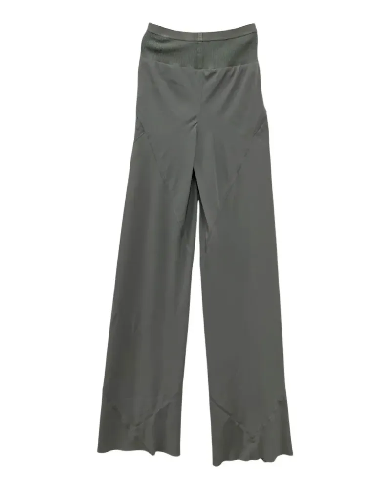 Rick Owens Bias panelled wide-leg trousers - Grau Grau
