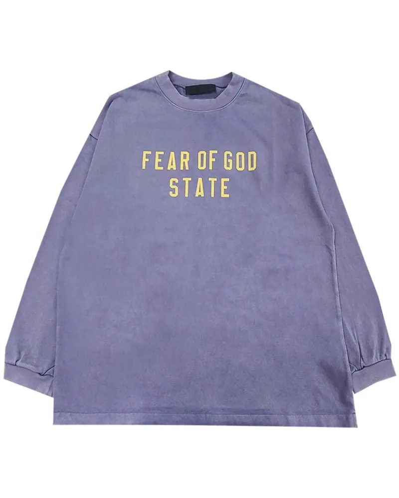 Fear of God Sweatshirt mit Logo-Print - Violett Violett