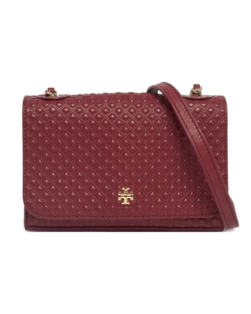Tory Burch embossed leather shoulder bag - Rot Rot