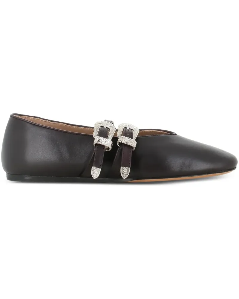 Le Monde Béryl Claudia Ballerinas mit Riemen - Violett Violett