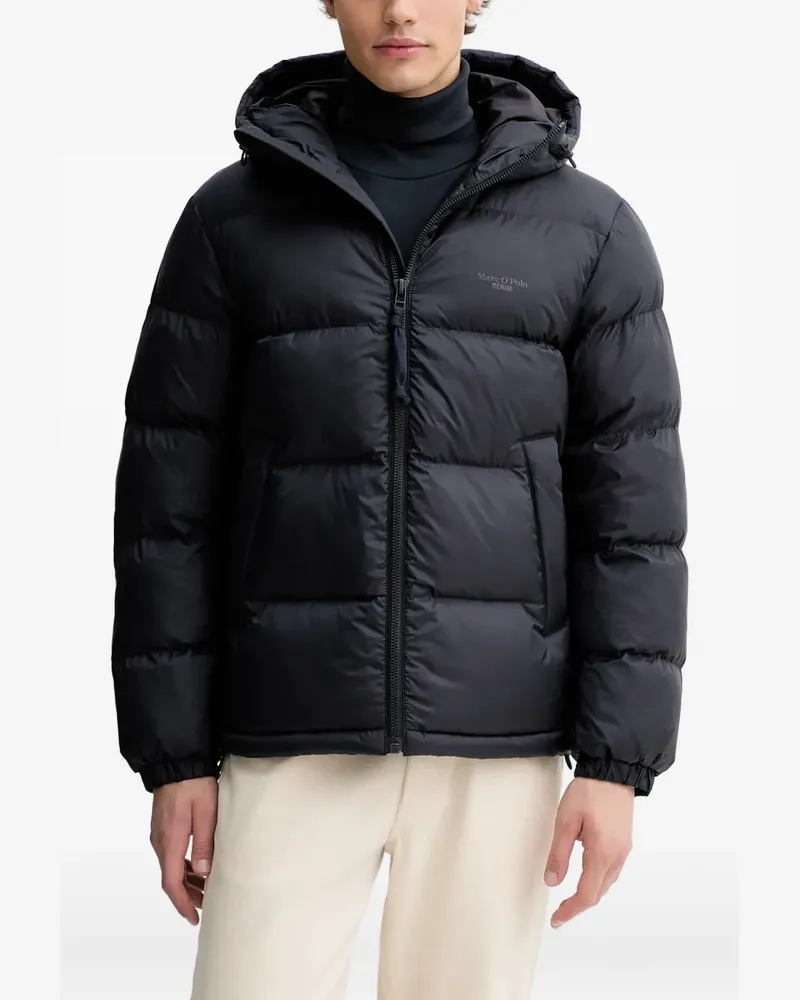 Marc O'Polo Kapuzenjacke mit Reißverschluss - Blau Blau