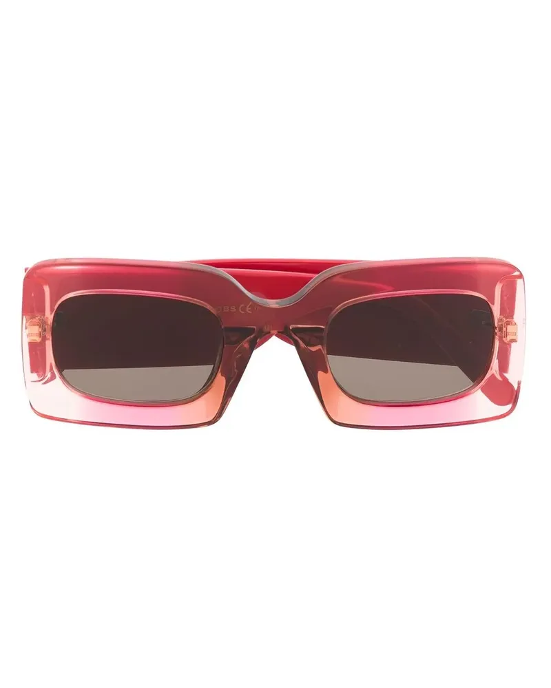 Marc Jacobs Eckige Sonnenbrille - Rot Rot