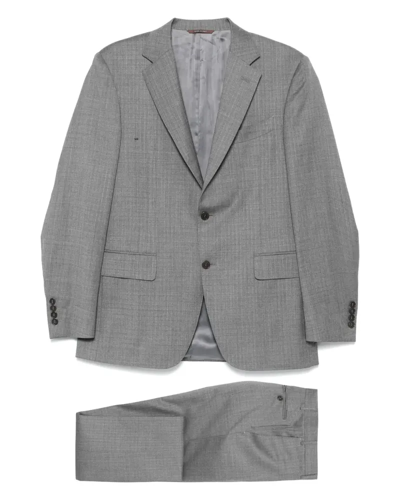 Canali Einreihiger Anzug - Grau Grau