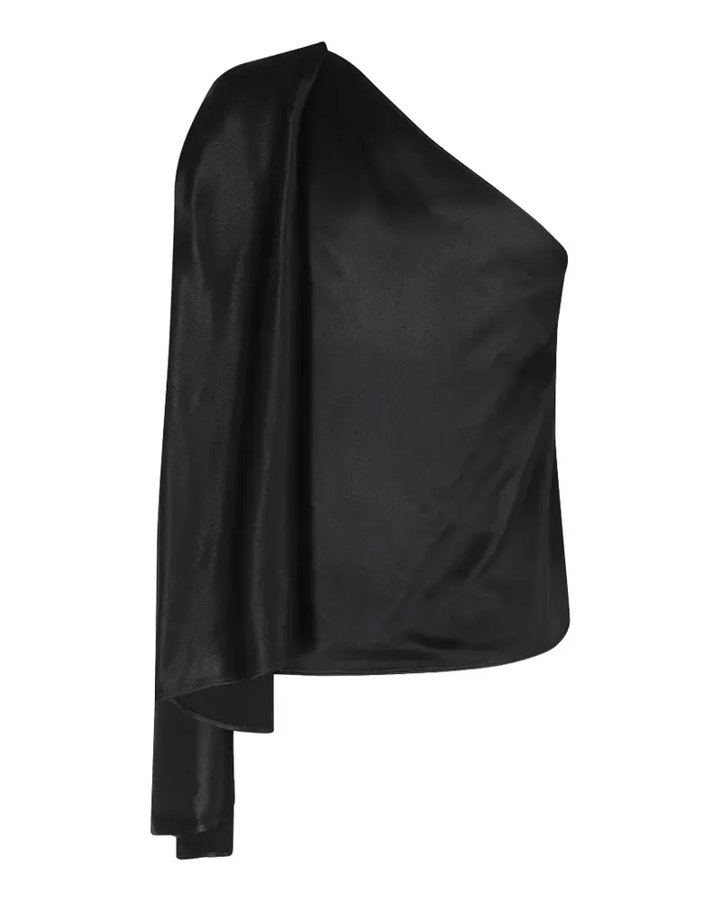 Alberta Ferretti Asymmetrisches Tanktop - Schwarz Schwarz