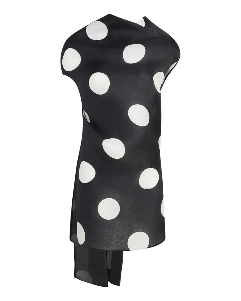 KHAITE Kleid mit Polka Dots - Schwarz Schwarz