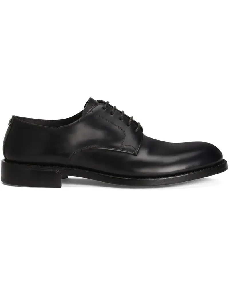 Dolce & Gabbana brushed derby shoes - Schwarz Schwarz