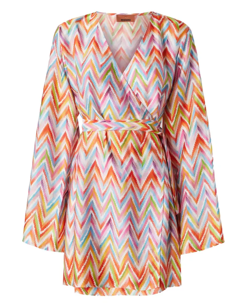 Missoni Kleid mit Zickzackmuster - Orange Orange