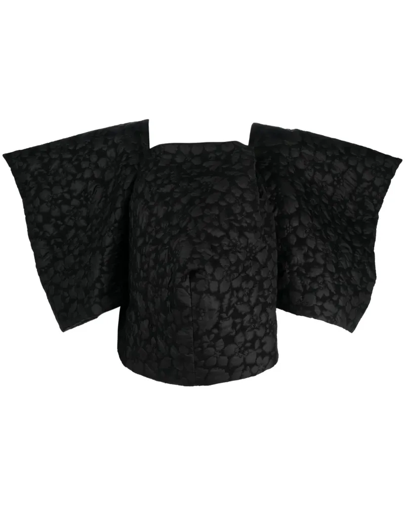 Comme des Garçons Bluse mit weiten Ärmeln - Schwarz Schwarz