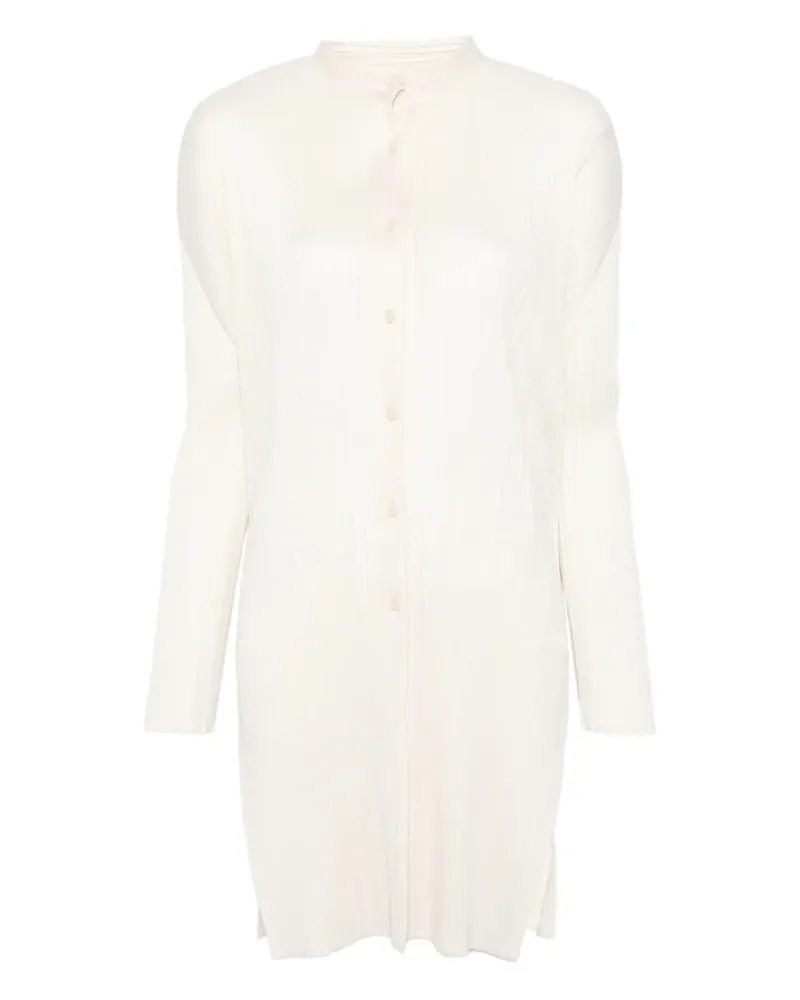 Issey Miyake Top mit Falten - Nude Nude