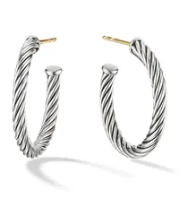 David Yurman Cable Creolen aus Sterlingsilber Silber