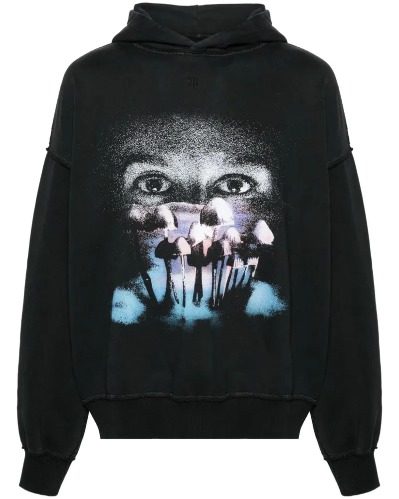 MISBHV Hoodie mit grafischem Print - Schwarz Schwarz