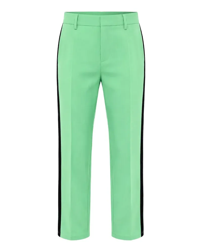 Dsquared2 rhinestone side-stripe trousers - Grün Grün