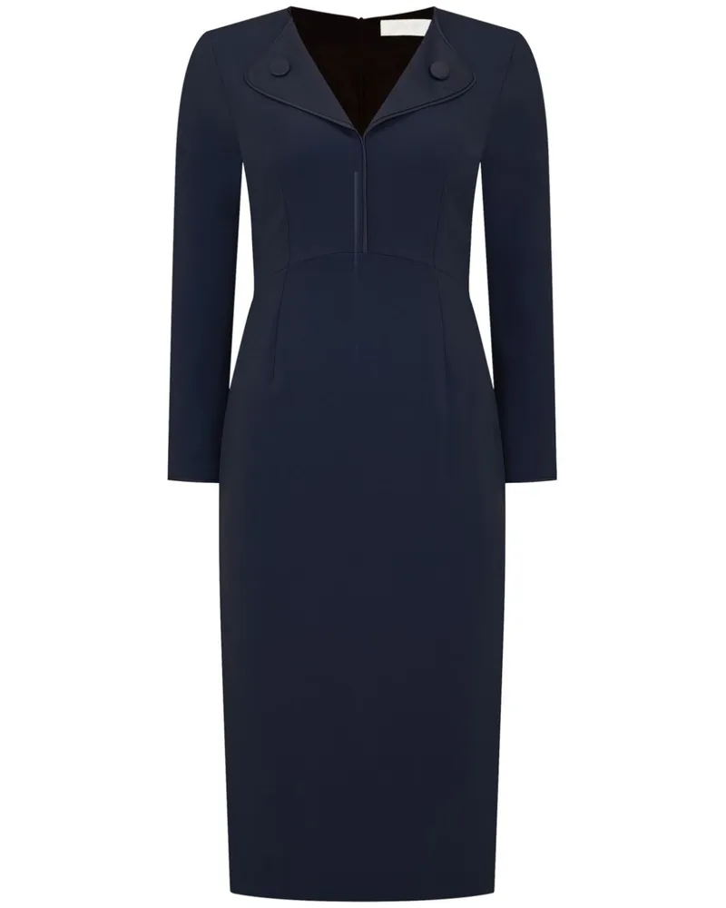 JANE Atelier Venice Midikleid - Blau Blau