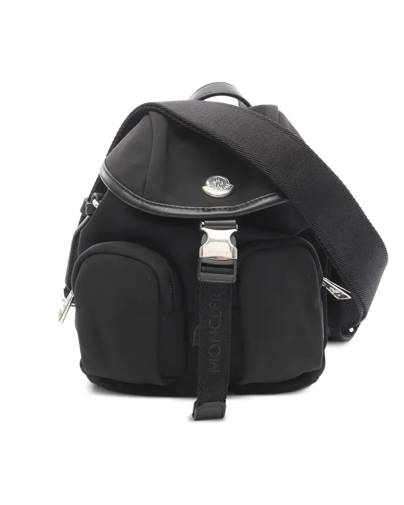 Moncler Trick Umhängetasche mit Schnalle - Schwarz Schwarz