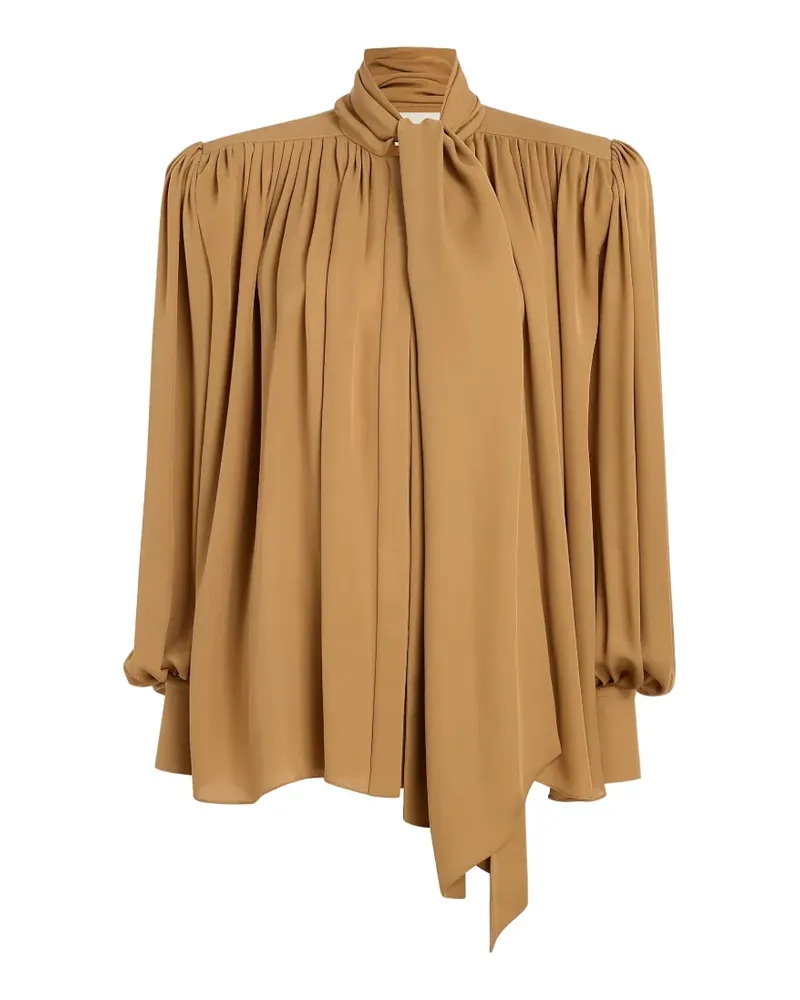 KHAITE Vali Top - Braun Braun