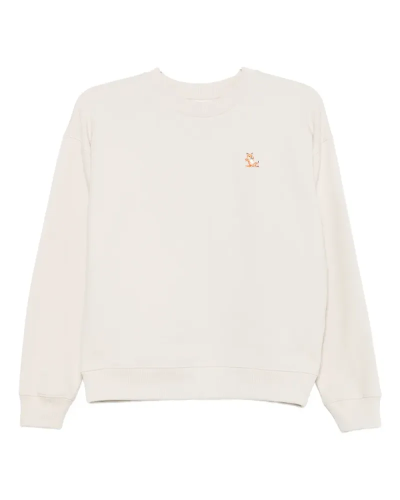 Kitsuné Chillax Fox-patch sweater - Nude Nude