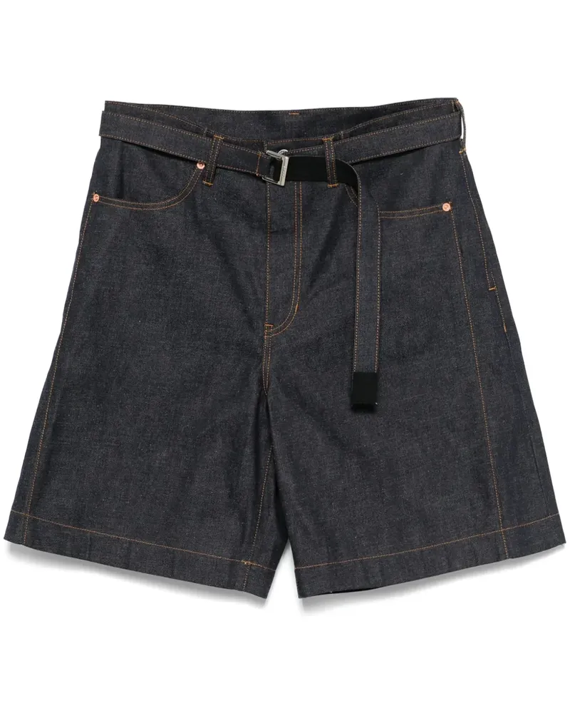 Sacai Klassische Jeans-Shorts - Blau Blau
