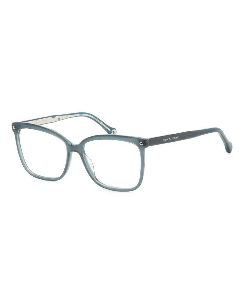Carolina Herrera New York Brille mit eckigem Gestell - Blau Blau