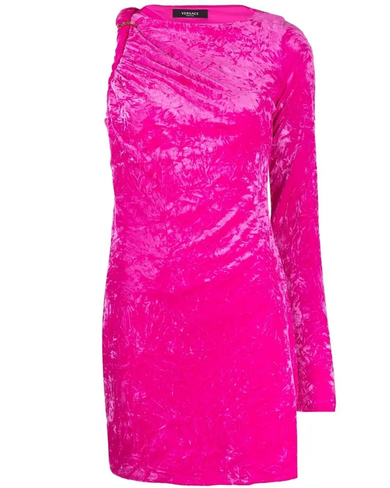 Versace Minikleid aus Samt - Rosa Rosa