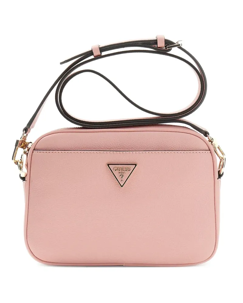 Guess Meridian triangle-logo cross body bag - Rosa Rosa