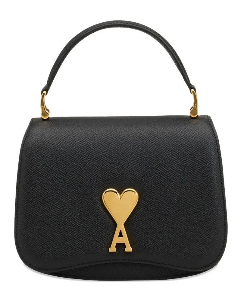 AMI Paris Kleine Paris Paris Schultertasche - Schwarz Schwarz