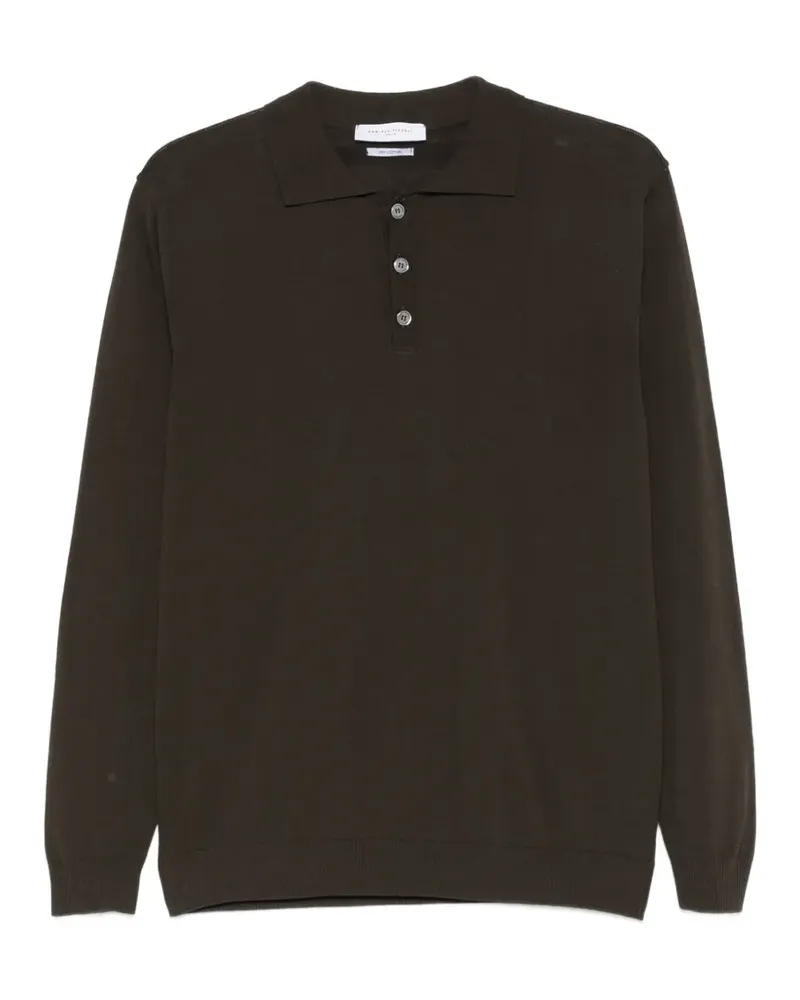 Daniele Fiesoli buttoned polo shirt - Braun Braun