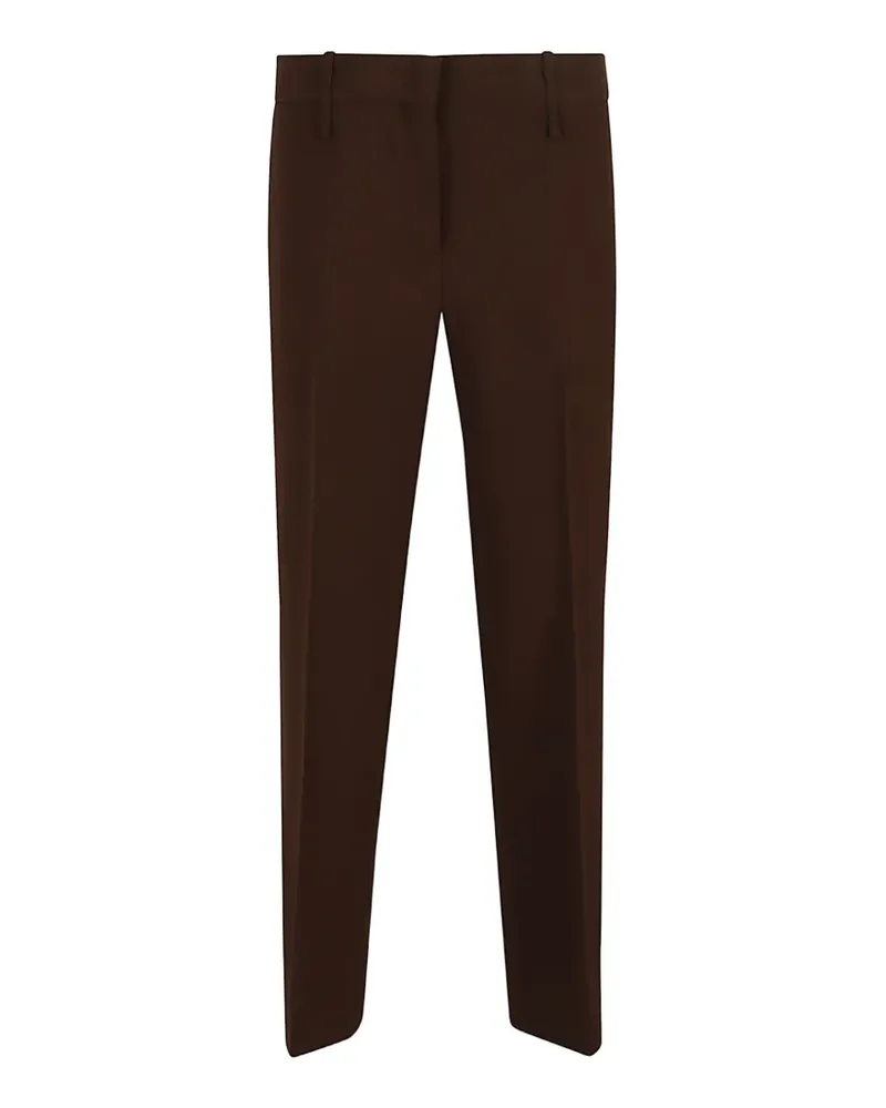 Ermanno Scervino Hose mit Bügelfalten - Braun Braun