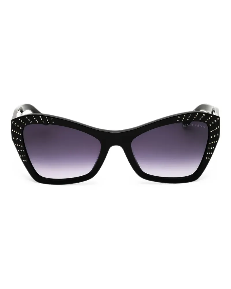 MARCIANO Los Angeles crystal-embellished cat-eye sunglasses - Schwarz Schwarz