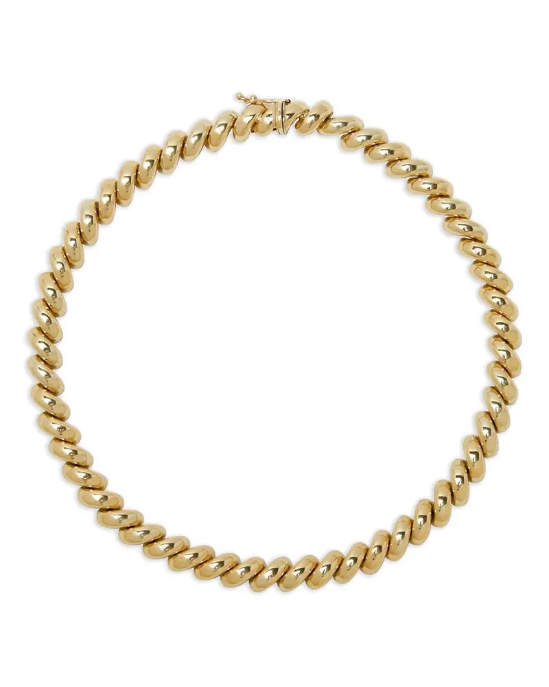 Anine Bing 14k spiral necklace - Gold Gold