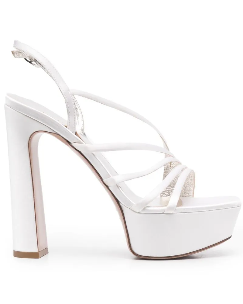 Le Silla Sandalen mit Plateausohle - Weiß Weiß