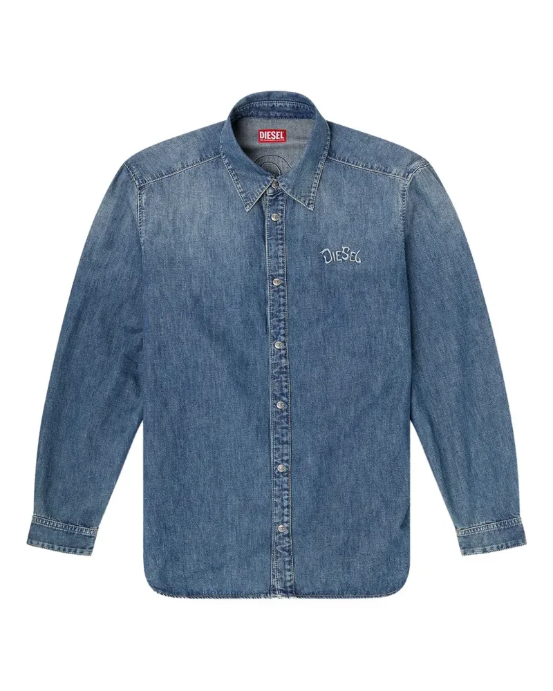 Diesel D-Simply-S15 denim shirt - Blau Blau