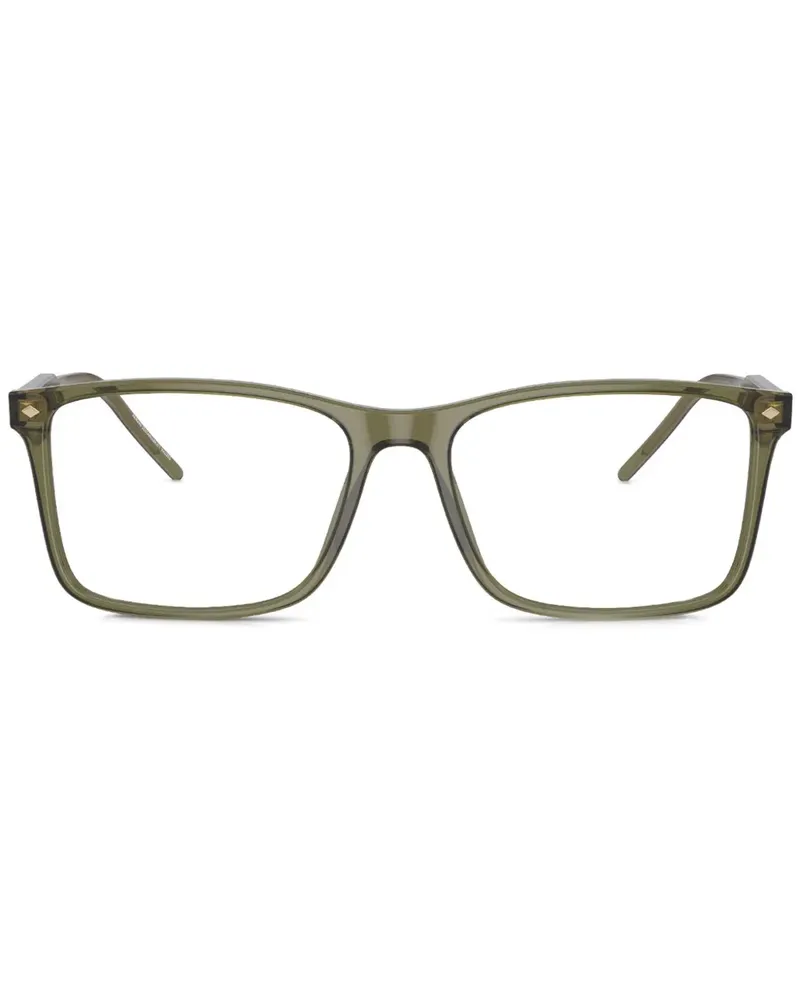 Giorgio Armani Brille mit eckigem Gestell - Grün Grün
