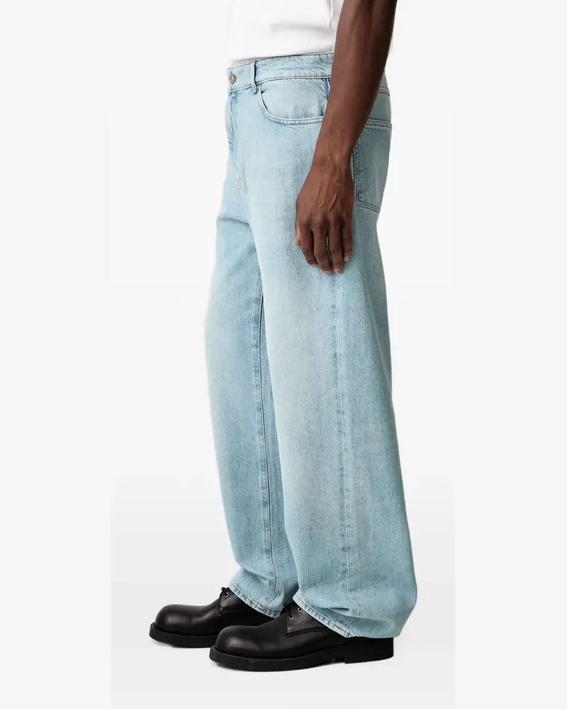 Lacoste loose fit denim jeans - Blau Blau