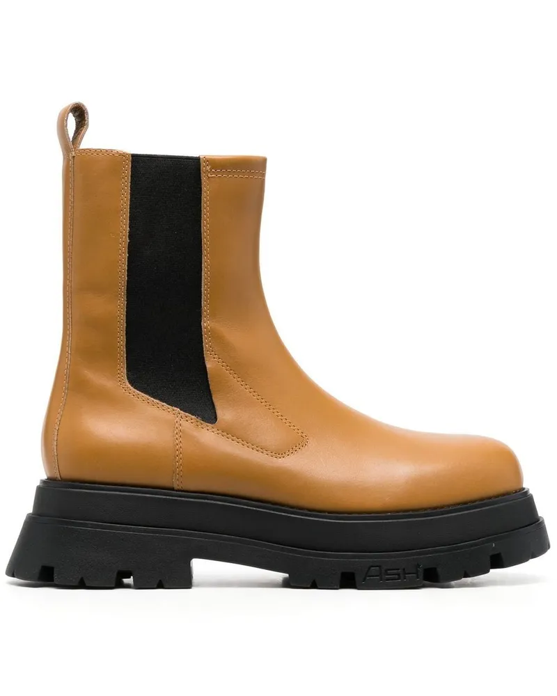 ash Stiefeletten aus Leder - Braun Braun